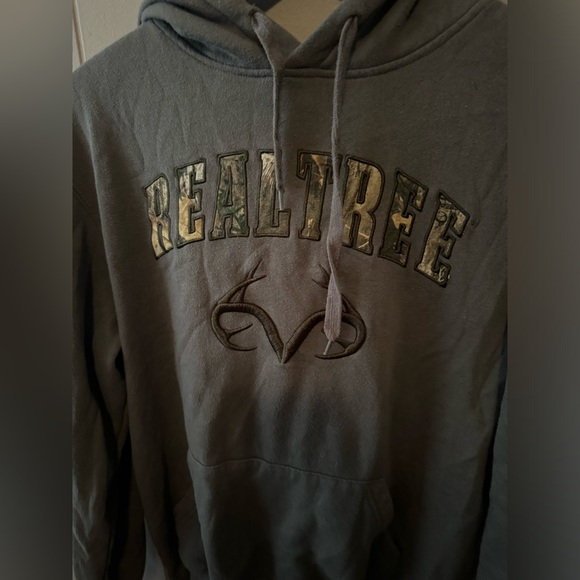 Real tree men’s M graphic hoodie pullover - Picture 2 of 5